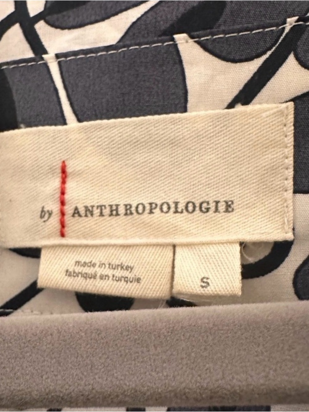 Anthropologie Somerset blue and black mini dress - Picture 3 of 4